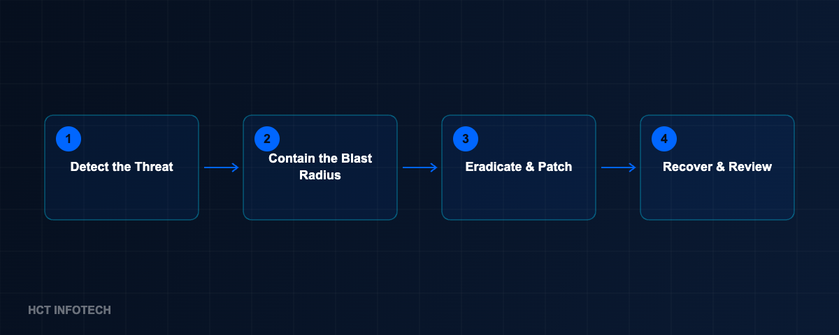 IT support incident response workflow